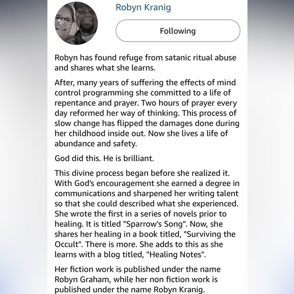 FREE* Book, Surviving The Occult- Little Bird and Her Jesus by Robyn Kranig. EUC - Picture 4 of 16